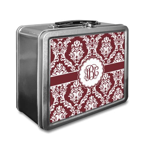 Maroon & White Lunch Box (Personalized) - YouCustomizeIt