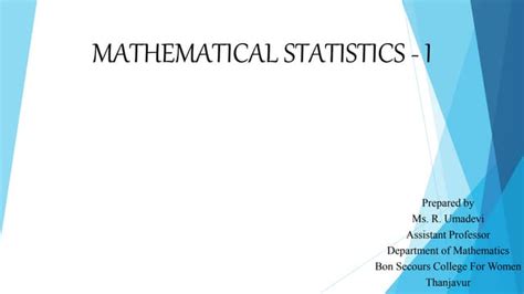 Image result for Mathematical Statistics Course