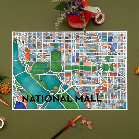 National Mall Print — Terratorie Maps + Goods