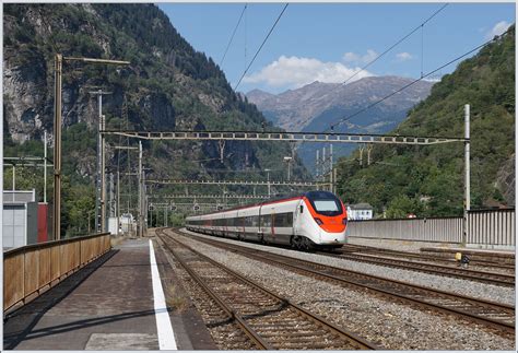 The SBB RABe 501 004 "Giruno" (UIC 93 85 0501 004-2 CH-SBB) in Riviera ...