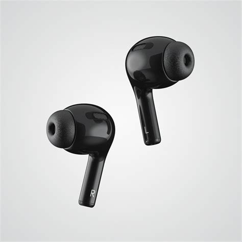 New AirPods 3 Concept Design With Matte Black Color - MobyGeek.com