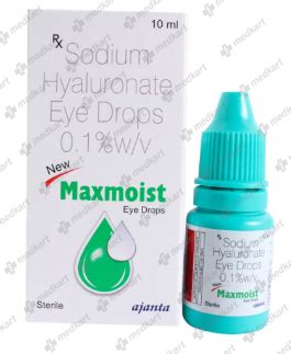 MAXMOIST EYE DROPS 10 ML, Price, Composition & Generic Alternatives ...
