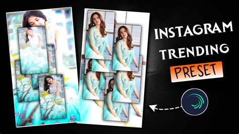 Instagram Trending Photo Effect Alight Motion Preset - 2024 - Editing Stock