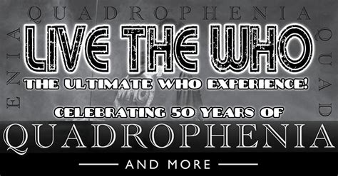 Live The Who: Celebrating 50 Years of Quadrophenia, The Magic Bag ...