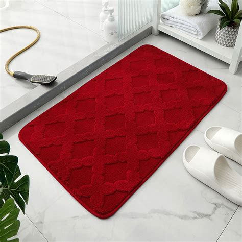 RBCKVXZ Bath Mat, Non-SlipThin Bathroom Rugs Fit Under Door- Quick Dry ...