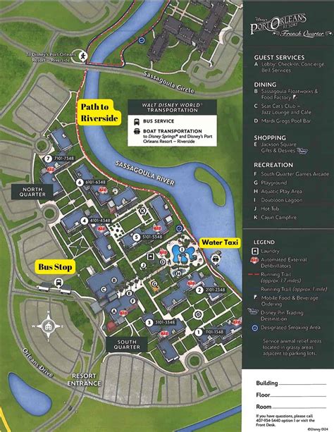 French Quarter Rv Resort Map Full Guide To Disney's Port Orleans