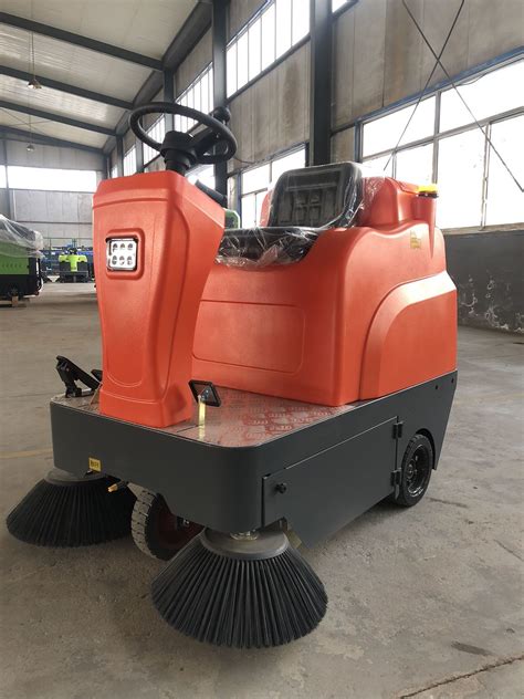 Ride-on Floor Sweeper Sweep Machine Manual Street Road Cleaner Floor ...