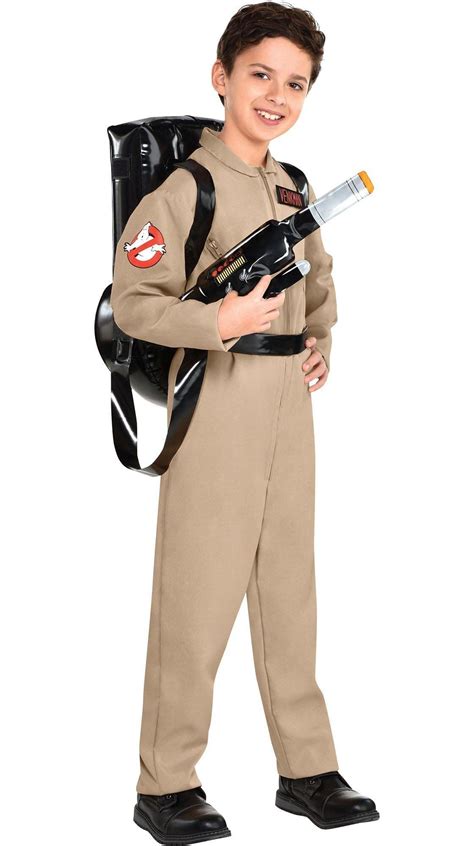 Buy Party City Ghostbusters Costume with Proton Pack for Children ...