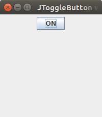 Image result for Java JToggleButton Example