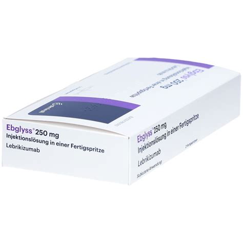 EBGLYSS 250 mg Injektionslösung i.e.Fertigspritze 2 St mit dem E-Rezept ...
