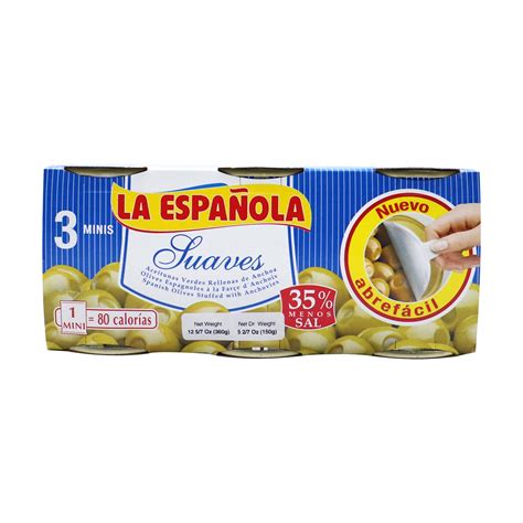 La Española Low Sodium Olives Stuffed with Anchovies | Despaña 🇪🇸 ...