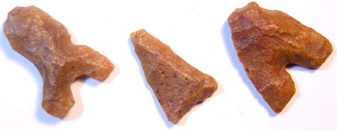 Materiales de las puntas de flecha