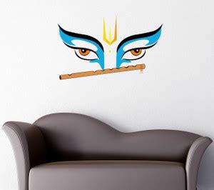 WALLSTICK 65 cm Lord Krishna Removable Sticker Price in India - Buy ...
