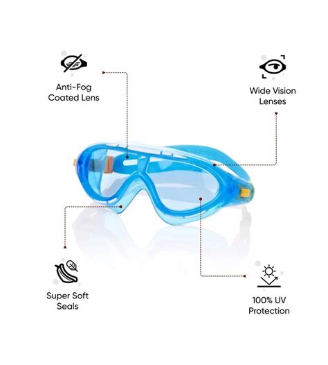 Speedo Unisex Junior Rift Clear - Lens Swim Goggle