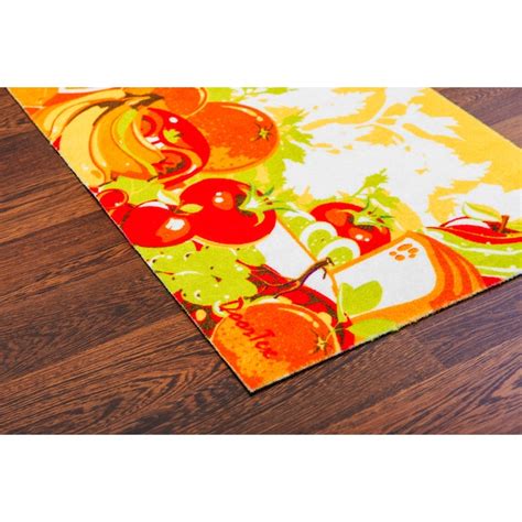 Floortex 2-ft x 1-ft Multi-colored Nylon Rectangular Indoor Runner Mat ...