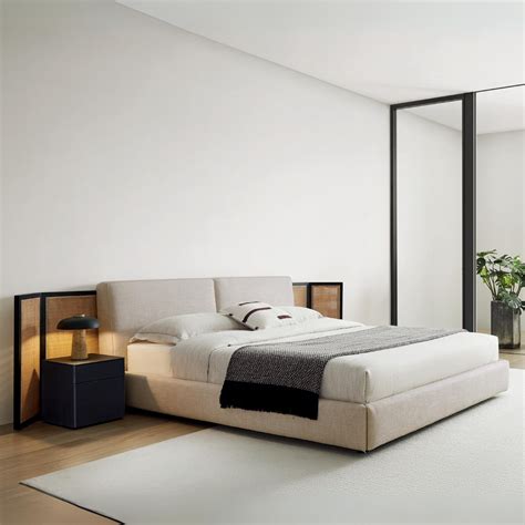 The Lima Bed with Bed Screen only on Decure.in