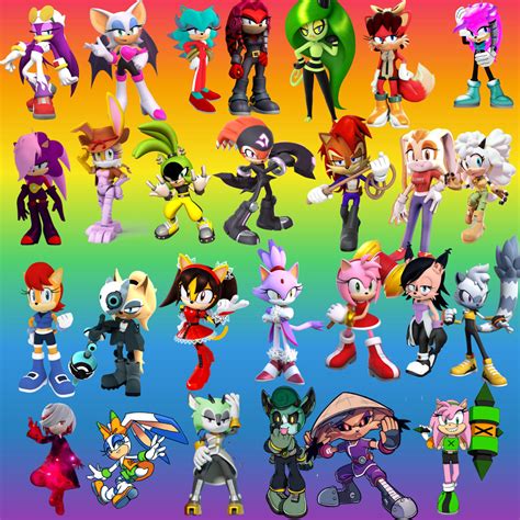 The Baddest Sonic Female characters by SonicHedgehog02 on DeviantArt