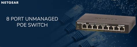 Buy NETGEAR SOHO Ethernet GS308P 8 Port Unmanaged Network Hub - TPSTech ...