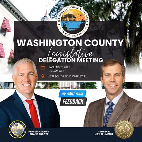 Washington County Legislative Delegation Meeting, Washington County ...