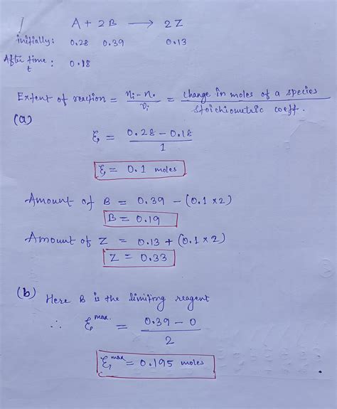 2. a reaction having time-independent stoichiometry follows the ...