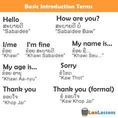 Lao Language Lessons 的图像结果