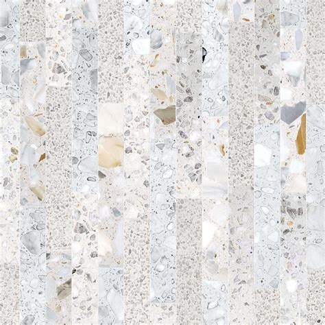 Decoline Olin Cream Linear Terrazzo Waterjet Mosaic – Artsaics