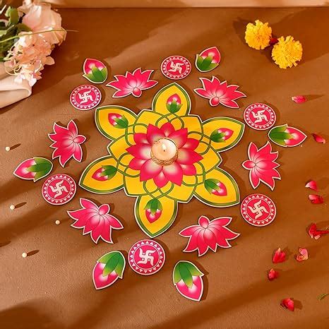 Buy CraftVatika Diwali Decor Items, Readymade Rangoli for Floor ...