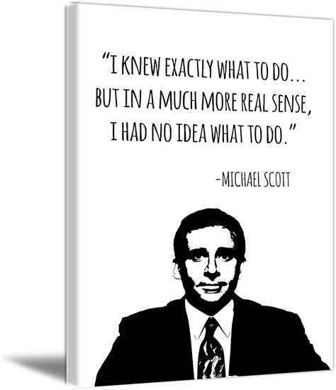 EORMWENRY Michael Scott Office Quote Poster Inspirational Wall India | Ubuy