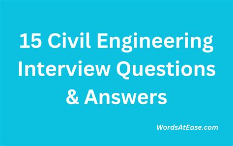 Civil Engineering Basic Interview Questions P1 的图像结果