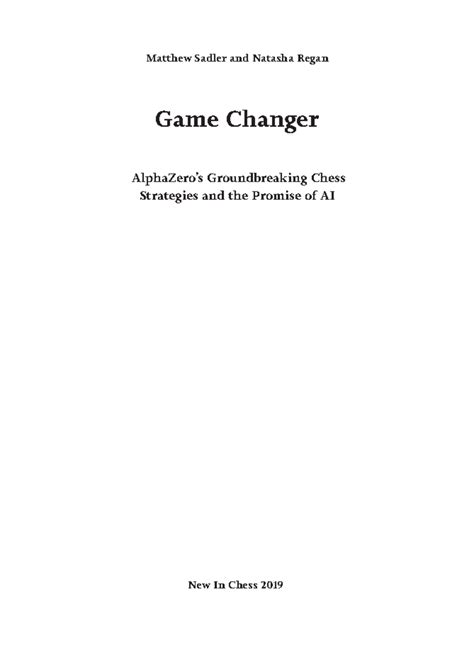 Chessbook 9073 - afga - Matthew Sadler and Natasha Regan Game Changer ...