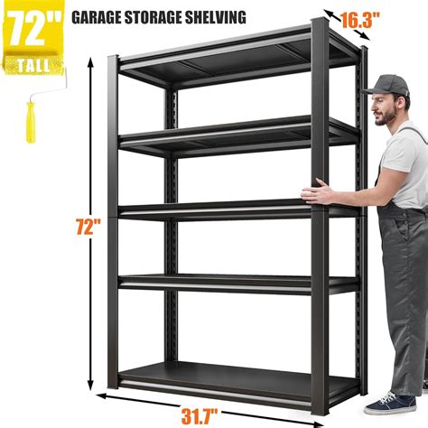 Raybee 72 Garage Shelving 2010LBS Storage Shelves India | Ubuy