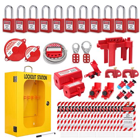 Buy Lockout Tagout Station Breaker Loto Kit Loto Hasps,Loto Tags ...