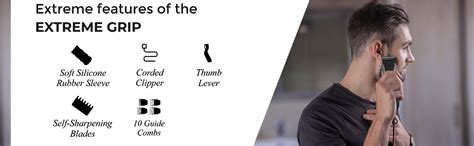 Wahl Men 79465-224 Extreme Grip (Black) : Amazon.in: Health & Personal Care