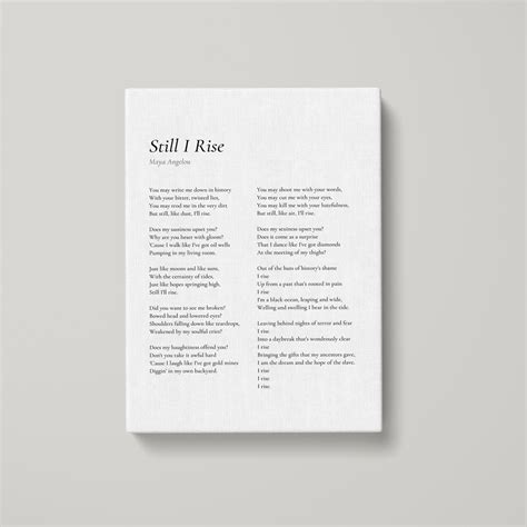 Maya Angelou Poems Still I Rise