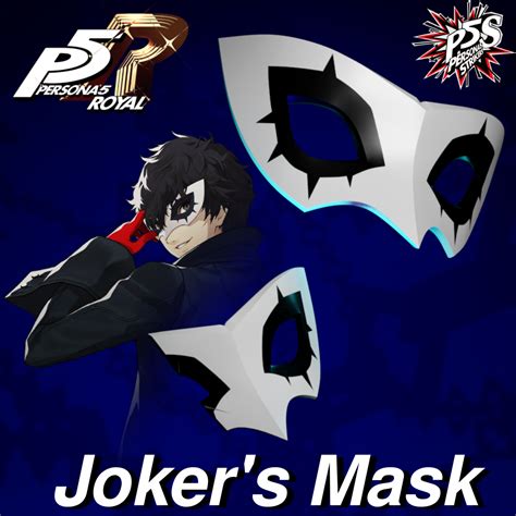 Free STL file Joker's Mask - Persona 5 Royal 🃏・3D print design to ...