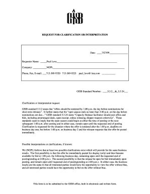 Fillable Online naesb This form is to be submitted to the GISB office ...