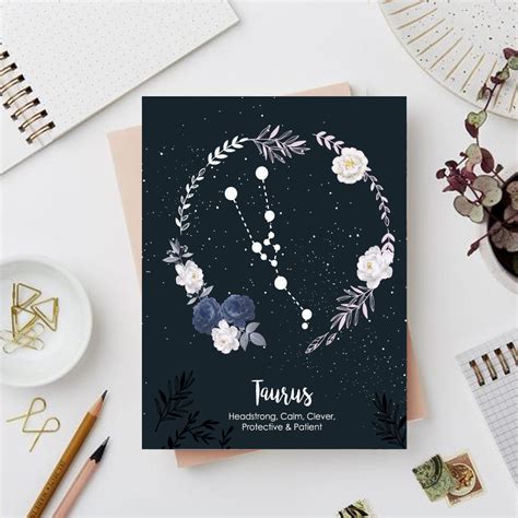 Taurus Zodiac Sign Designer Notebook – Nautankishaala