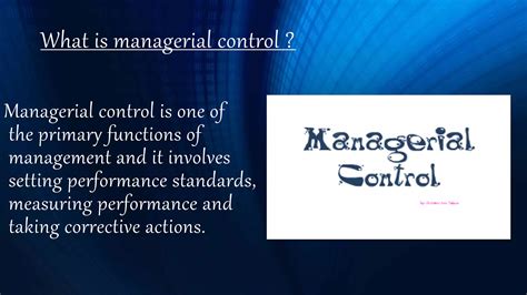 Managerial Control 的图像结果