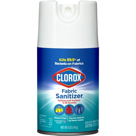 Clorox Fabric Sanitizer Aerosol Spray, Lavender Scent, 5 Ounces ...