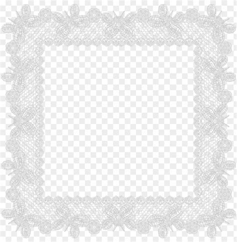 Lace Transparent Border - Lace PNG Transparent With Clear Background ID ...
