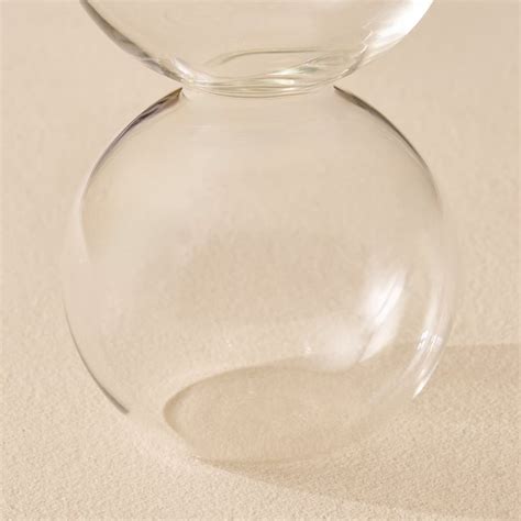 Buy Acroma Est Hava Glass Double Curved Vase from Home Centre at just ...