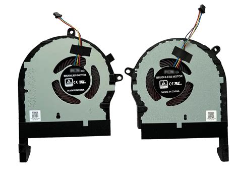 SYW·pcparts Cooling Fan Set for Asus TUF Gaming FX504G/FX504GE/FX504GM ...