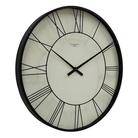 Buy Dormer Large 30 Inch Modern Wall Clock Quartz Movement Roman ...