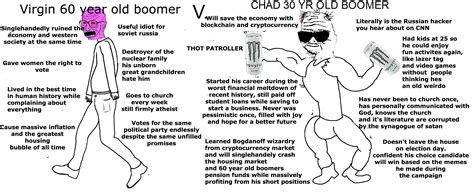 Virgin Boomer vs Chad Boomer | 30-Year-Old Boomer | Know Your Meme