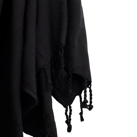 Midnight Black Throw – Bottega Pereira