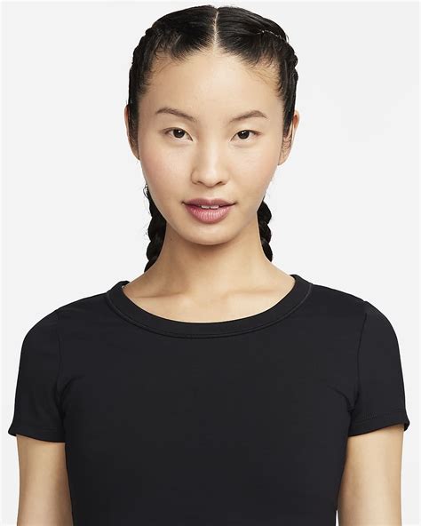 Nike One Fitted Women's Dri-FIT Short-Sleeve Cropped Top. Nike IN