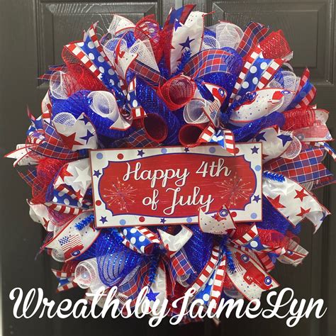 Fourth of july wreaths swags signs – Artofit