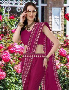 Self Design Banarasi Chiffon, Lycra Blend Saree Price in India - Buy ...