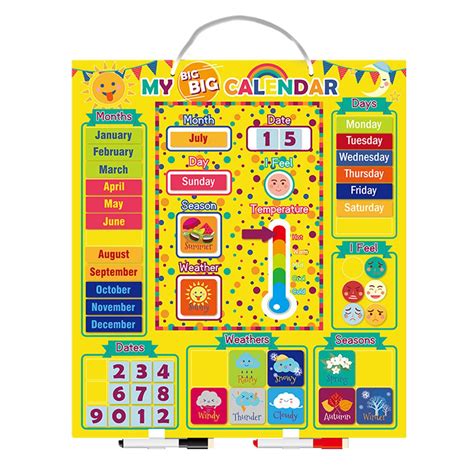 Buy Magnetic Daily for Children 2-6 Years Old Classroom Chart with ...