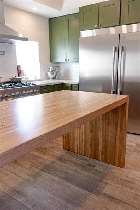 Butcher Block Table and Shelves | Porter Barn Wood